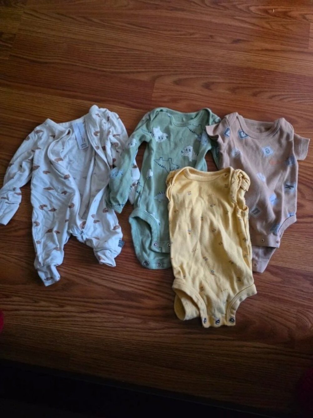 Newborn sleeper and onesies